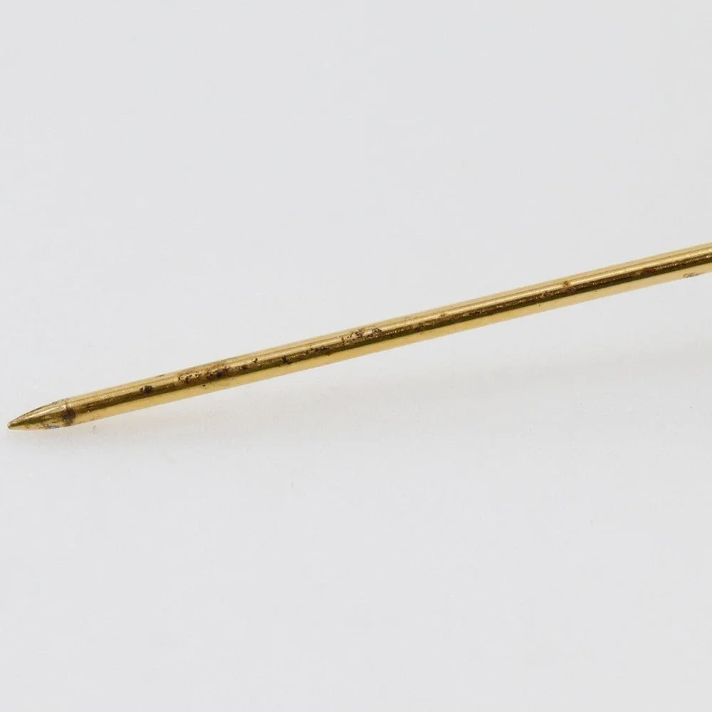 CHANEL Gold Logo Brooch - Picture 6 of 6